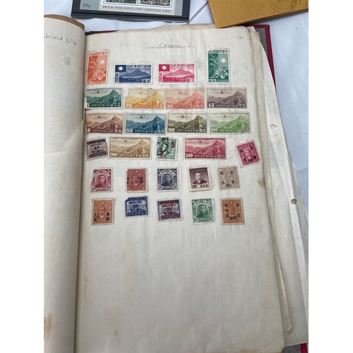 171 - Large collection of stamps from around the world1 x Book full of stamps from multiple different coun... 