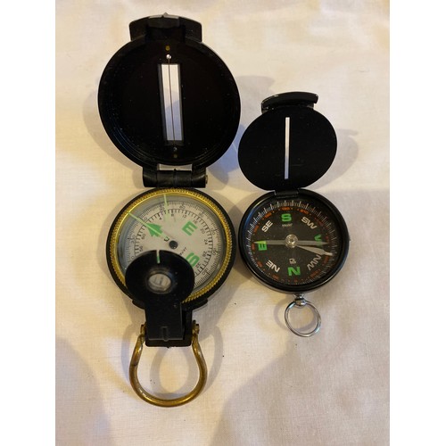 175 - 2 x Army Compasses