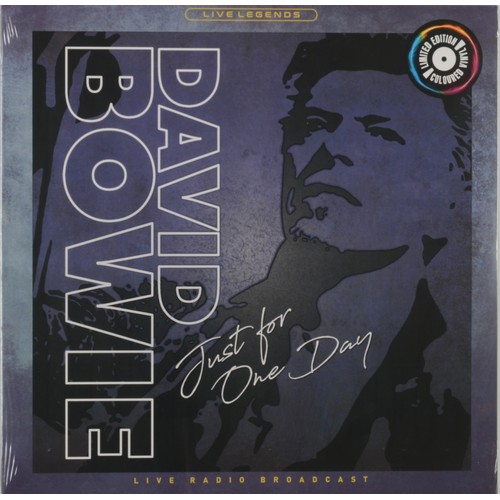 15 - 5 x Unofficial Fans Release Vinyl LP: David Bowie – Just For One Day; Live Radio Broadcast - (Clear ... 