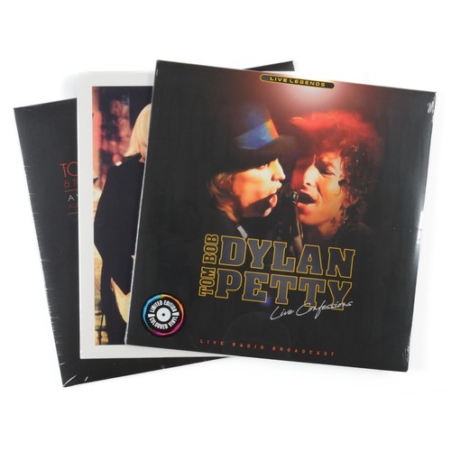 16 - 3 x Tom Petty Unofficial Fans Release Vinyl: Bob Dylan & Tom Petty – Live Confessions; Live Radio Br... 