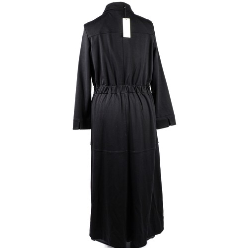 139 - ME+EM midi ponte black shirt dress and belt - Designer dress - UK size 16 - Brand new with tags