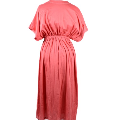 140 - Eres - Designer maxi dress - Pink/Rose - Size L/XL - Pre-Owned