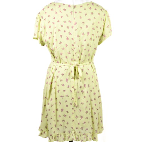 144 - Faithfull The Brand - Designer green dress with floral print - Size XL (Aus 14, US 10) - Pre-owned