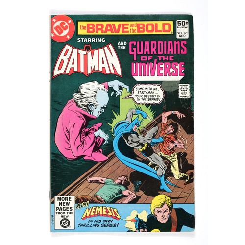 164 - Collection of 9 x The Brave And The Bold comics 
#173, 179, 180, 186, 187, 190, 192, 198 & 199