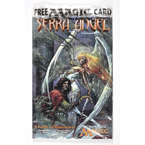 168 - Collection of 6 x Magic The Gathering comics:
Serra Angel (no card inside)
Antiquities of War #1 of ... 