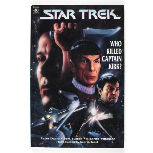 179 - Star Trek 'Who Killed Captain Kirk' book by Peter David, Tom sutton and Ricardo Villagran with intro... 