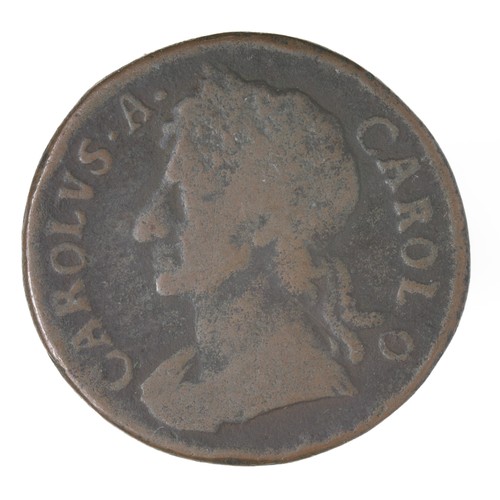 50 - Charles II, Copper Farthing 1675. (S3394) Fine