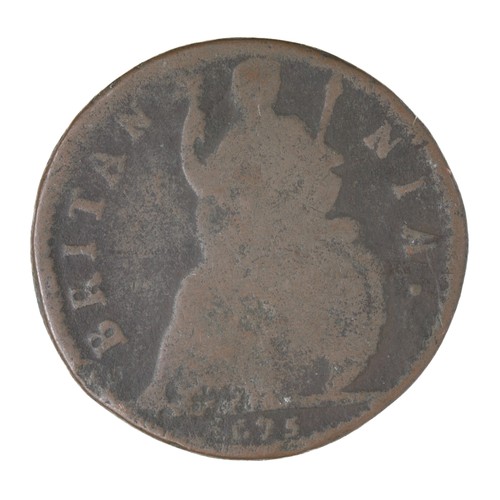 50 - Charles II, Copper Farthing 1675. (S3394) Fine