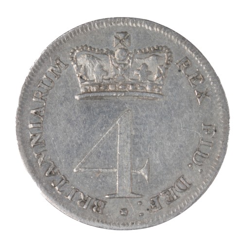 65 - George III, Maundy Fourpence. 1818 (S3794). AEF