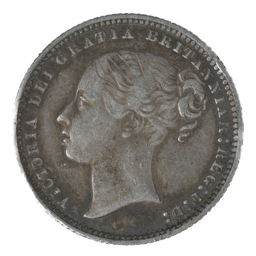 81 - Victoria Shilling. 1872 (S3906A). GF with a little toning