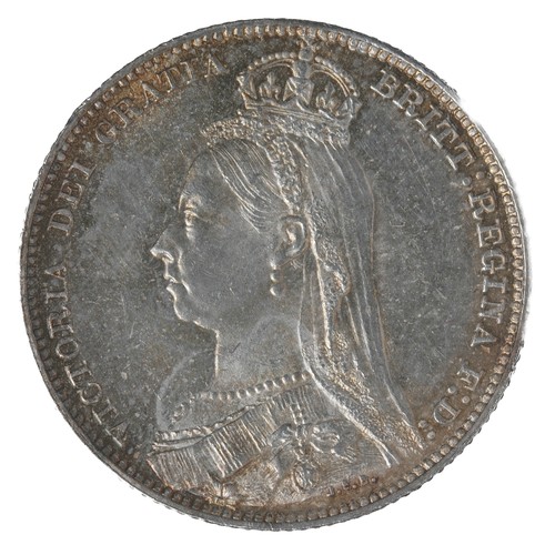 87 - Victoria Shilling - 1889 - About Mint - S3926