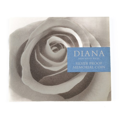 126 - Elizabeth II Five Pound Silver Proof Coin. 1999. Diana Princess of Wales Memorial Coin. (S4551) FDC.