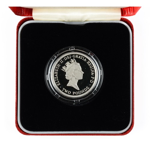 121 - Elizabeth II Two Pound Coin Proof. 1994. Bank of England 1694 - 1994. (S4314), FDC.