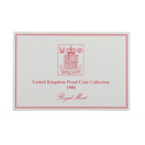 111 - Elizabeth II Proof Coin Collection. 1986. (PS37) FDC.