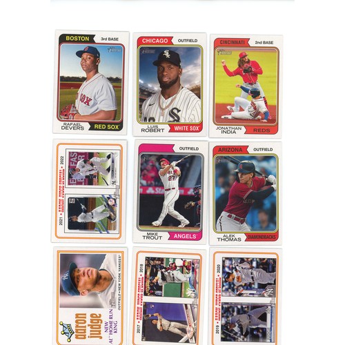 186 - BASEBALL - Topps Heritage 2022/2023 Baseball cards - Full set of base cards from #1 to #400. A total... 