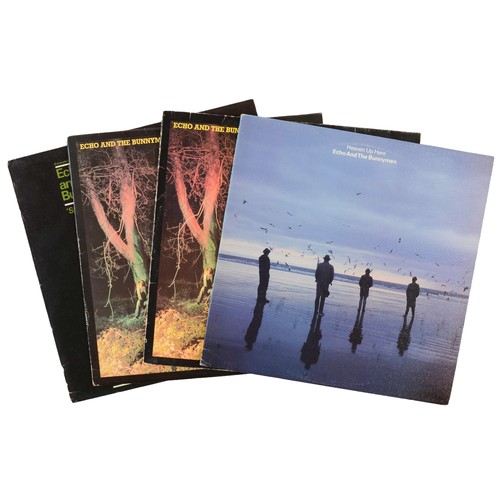 175 - Collection of 3 Echo & The Bunnymen LPs and 1 12