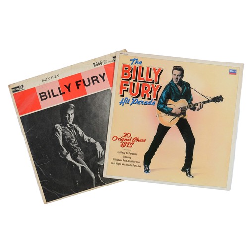 177 - Collection of 3 Billy Fury LPs and 1 7