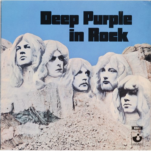 178 - Collection of 4 Deep Purple LPs - featuring Burn (TPS 3505, 0C 062 ◦ 94837) VG+/VG+, Come Taste The ... 