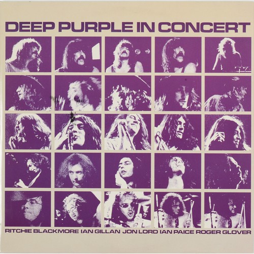 178 - Collection of 4 Deep Purple LPs - featuring Burn (TPS 3505, 0C 062 ◦ 94837) VG+/VG+, Come Taste The ... 