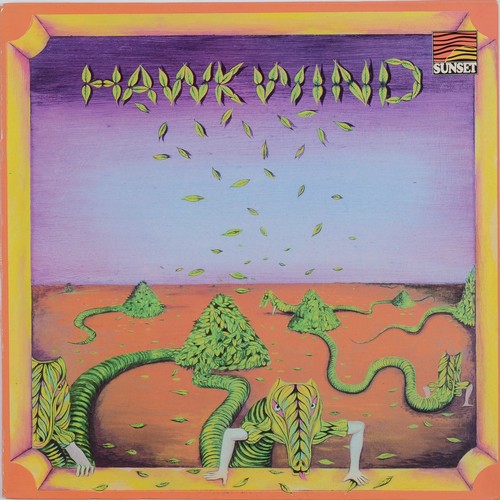 182 - Collection of 5 Hawkwind LPs - featuring P.X.R.5 (CDS 4016) VG+/VG+, Hall Of The Mountain Grill (UAG... 