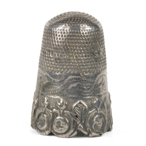 31 - Atlantic Cable Thimble Inscribed with 'HB' on the band.