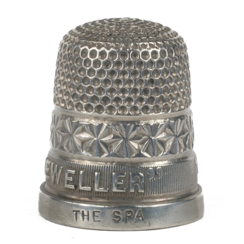 67 - Henry Griffiths & Sons Sterling Silver Thimble. Birmingham 1931. Punched dome with daisy band and an... 