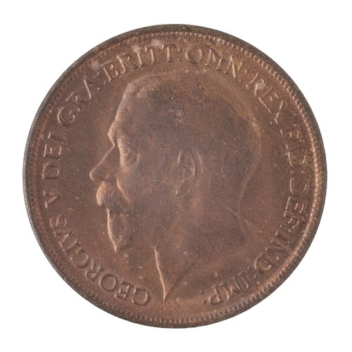 217 - George V, Penny, 1916. Nice lustre. EF (S4051)