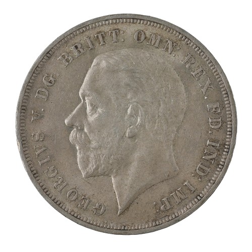 207 - George V, Crown. 1935. St George. Incuse lettering on edge. EF (S4048)