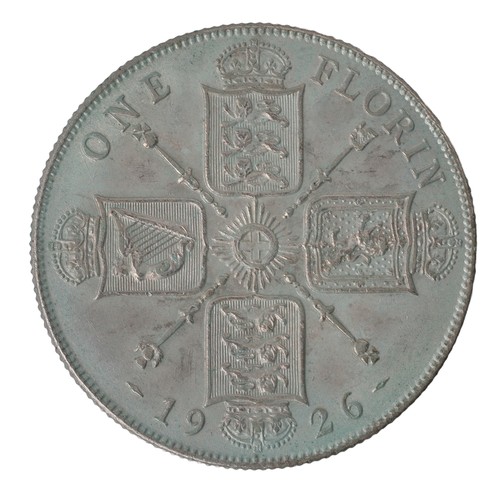 210 - George V, Florin. 1926. GVF with reverse better. (S4022)