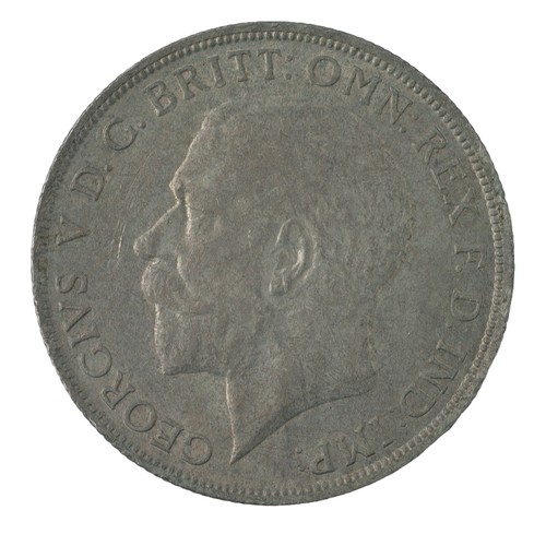 211 - George V, Florin, 1921. GVF recut shallow portrait (S4022A)