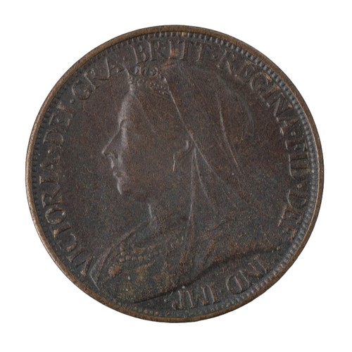 193 - Victoria, Farthing, 1901. AEF (3964)