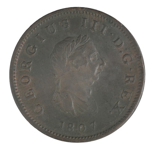 80 - George III, Half Penny, 1807. VF (S3781)