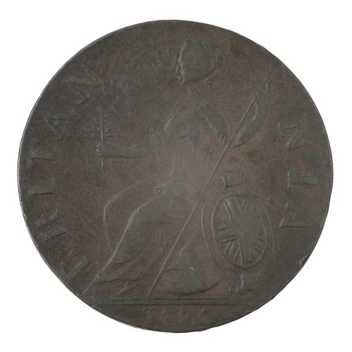 81 - George III, Half Penny, 1775. GF (S3774)