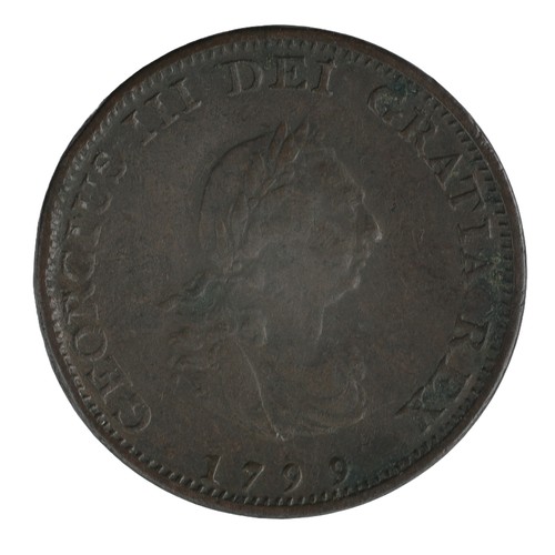 86 - George III, Farthing. 1799. GF (S3779)