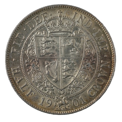 121 - Victoria, Half Crown, 1901. AEF (S3938)