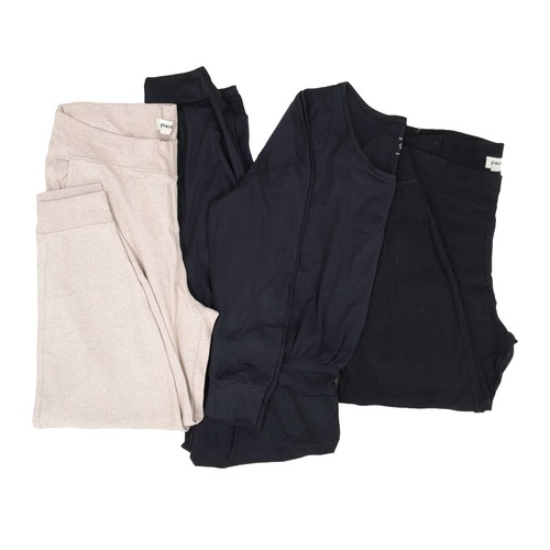 182 - Ladies' Loungewear Bundle. Size XXL. Includes:
1 x Black Sweaty Betty all-in-one jumpsuit.
1 x Pair ... 