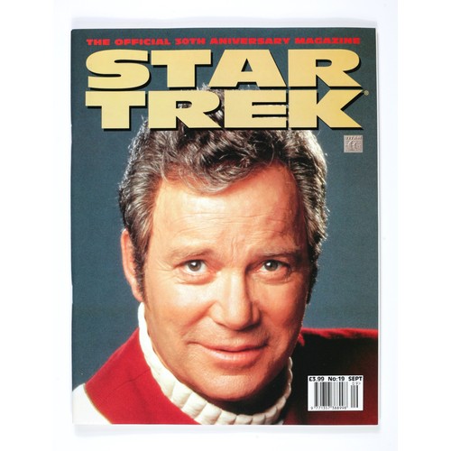 157 - Collection of 4 x Star Trek magazines and 3 Star Trek Comics. 
Approximate CGC gradings given but pl... 