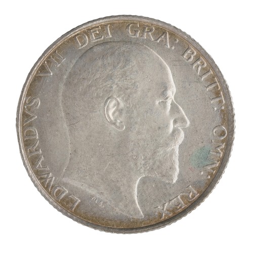 203 - Edward VII, Shilling, 1902. In good clean condition with a small oxidation spot on obverse. EF (S398... 