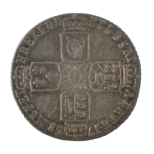 49 - George II, Sixpence. 1758. Lovely tone with some brightness. AVF (S3711).