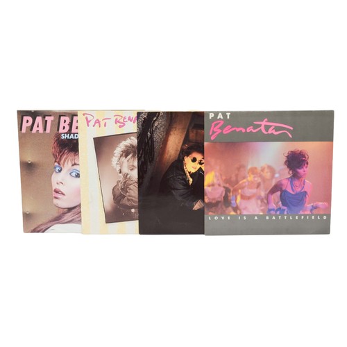 148 - Collection of 4 Pat Benatar Singles - Love Is A Battlefield, Sex As A Weapon, Shadows Of The Night a... 