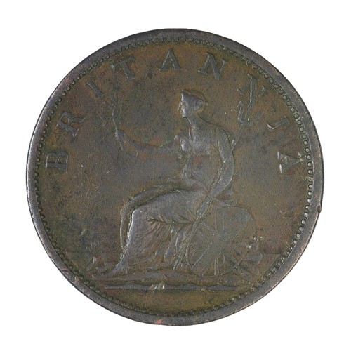 76 - George III, 1806, Penny. Without incuse of hair curl by knot. A good fine GF (S3780)