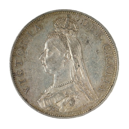 127 - Victoria, 1889, Double Florin. Jubilee bust. A really good VF (S3923)