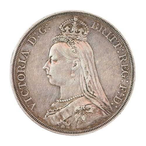 111 - Victoria, 1887, Crown. Nice bright VF (S3921)