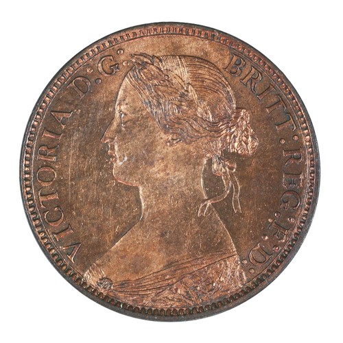 199 - Victoria, Farthing. 1873. Lovely full lustre. Unc (S3958)