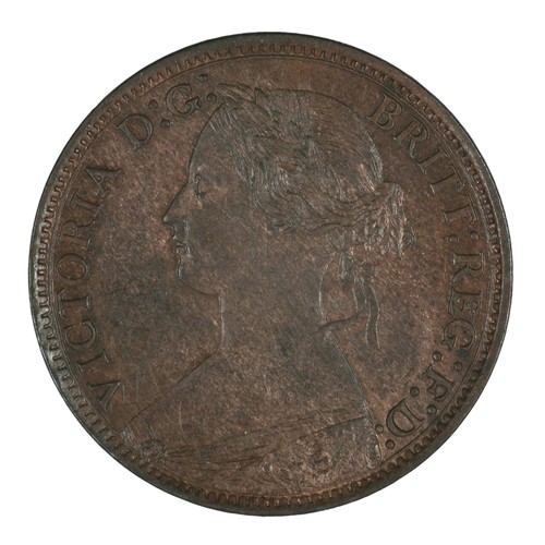 200 - Victoria, Farthing. 1869. GEF (S3958)