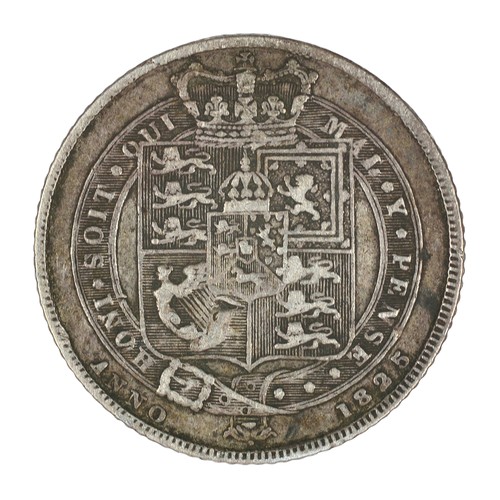 91 - George IV, 1825, Sixpence. Some dark toning. AVF (S3814)