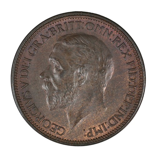 218 - George V, Half Penny. 1925. A little lustre resulting in a nice overall tone. GEF (S4056)