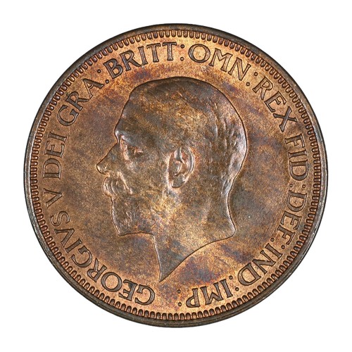 219 - George V, Half Penny. 1935. Almost full lustre ABU (S4058)