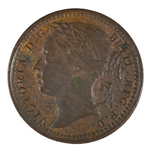 202 - Victoria, 1/3 Farthing, 1868. Nice toning. GVF (S3960)