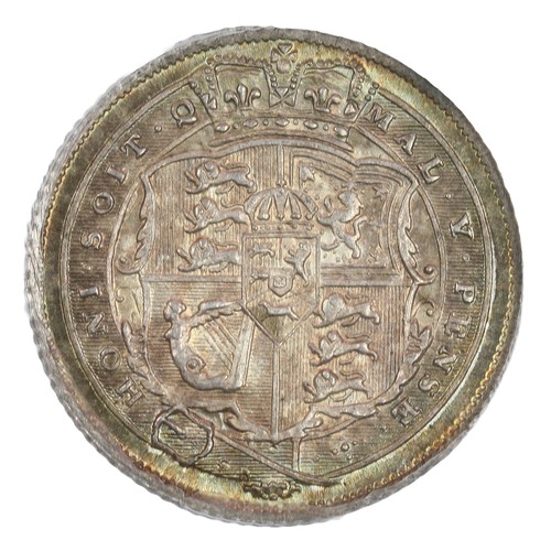 60 - George III, 1816, L of MAL over a lower L, choice UNC and nicely toned, slabbed and graded CGS 85, t... 